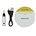 Justech Mini Bluetooth 4.1 Music Receiver Adapter Bullet Car Aux Audio Wireless-Sliverthumb 4