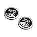 VXAR Emblem Badge Jeep Trail Rated 4x4 Trunk Tailgate Fender LOGO for Jeep Wrangler 2007-2018(Black 2pcs)