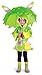 Kidorable Green Fairy Umbrella for Girls w/Fun Magic Wand Handle Pop-Out Wings Fairy Dust 1 Size