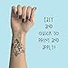 Tattify DIY Temporary Tattoo Paper 2 Sheet Pack For Laser Printers, Printable Long Lasting Custom Tattoos At Home, Sticker Transfer Sheets With Clear Instructions, Waterproof And Sweat Resistant