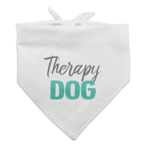 Graphics and More Therapy Dog Dog Pet Bandana - White