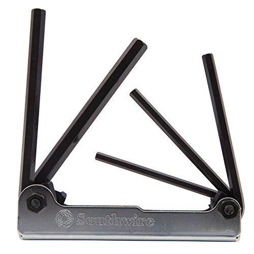 Click Here to See More Images Southwire Tools & Equipment HEX-5 5-Piece Steel Body Folding Hex Key Allen Wrench Set, 3/16