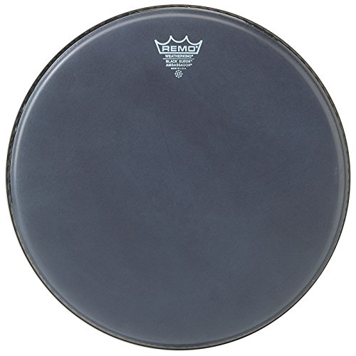 REMO 14 Black Suede Ambassador Head