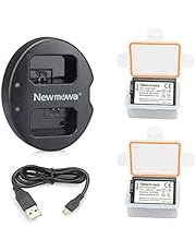 Batteria per fotocamera BM015 e caricabatterie doppio