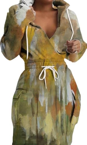 gold sweatshirt dress STAR Gold Knitted Metallic Tie Mini Dress