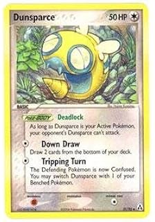 Amazoncom Pokemon Dunsparce 31 Ex Legend Maker Toys