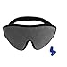 Sleep Mask - Lightweight & Comfortable Eye Mask - Blindfold Eye Shield with Ear Plugs,Travel Pouch - for Men Women Kids Who are on Airplane, Office and Bed - A for Eyes(Grey