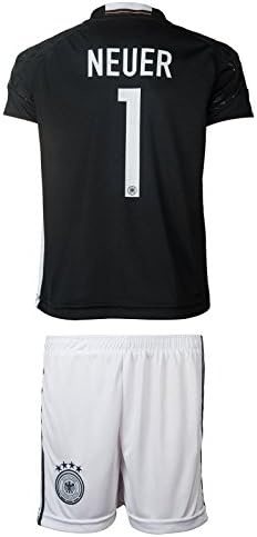 Germany UEFA Euro 2016 #1 Neuer Home Soccer Kids Jersey &amp; Shorts - Youth Size - XXL - (12-13 Ages)