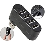 Sabrent 4-Port USB 2.0 [90°/180° Degree Rotatable] (HB-UMN4)