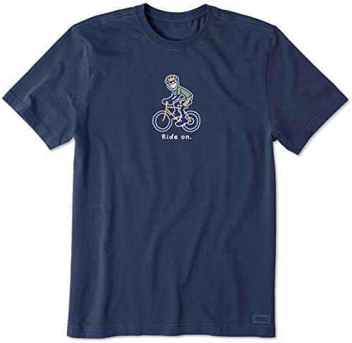 Life is Good Men's Crusher Tee Shirt, Short Sleeve Cotton Graphic