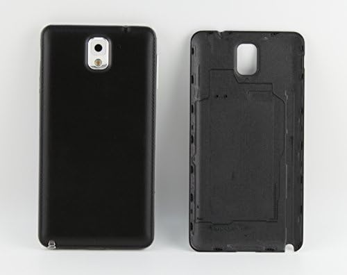 GreatQIQI Samsung Galaxy NOTE 3 Replacement Back Cover, Plain Premium Plastic Housing Battery Back Cover for Samsung Galaxy NOTE 3 III N9000 N9005 (Black)