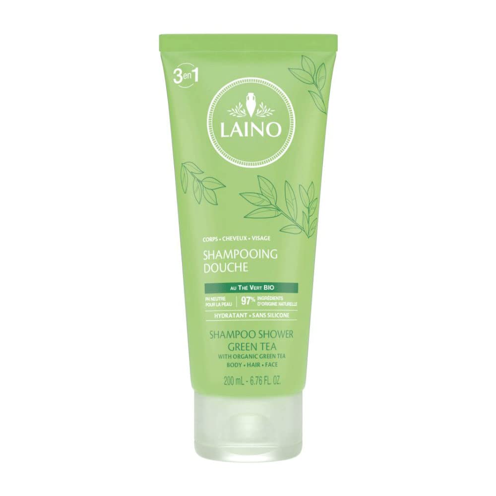 Laino Moisturizing Shampoo Shower Green Tea 200ml