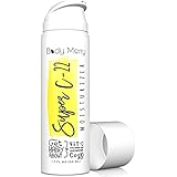 Body Merry Face Moisturizer Cream - 22% Vitamin C, 20% Hyaluronic Acid, 2.5% Niacinamide, 2.5% CoQ10 - Natural + Organic Anti-Aging Lotion For Wrinkles, Lines, Acne &amp; Dark Spots by Body Merry