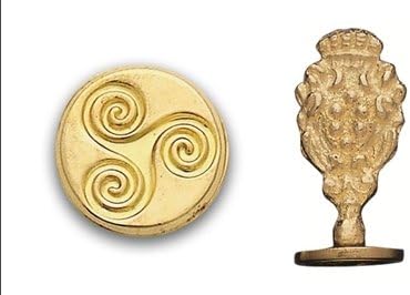 Brass Wax Seal Stamp - Eternity 811H