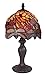 Amora Lighting Tiffany Style AM064TL08 14.5-inch Dragonfly Mini Table Lamp