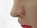 Nose Stud 1.5mm/ 925 Silver Nose Stud with Ball End/ Indian Nose Stud/ Tiny Tragus Stud/ 22 Gauge Nose Stud
