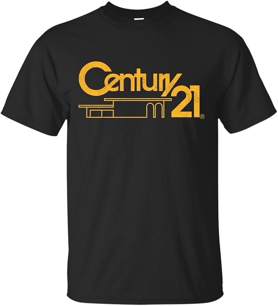 Mens TShirt Century, 21, Retro, Real Estate, Distressed, Logo