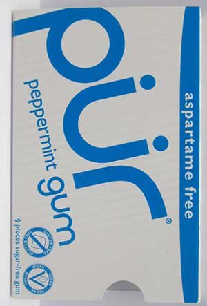 PUR PEPPERMINT XYLITOL GLUTEN-FREE GUM