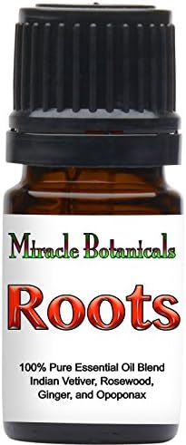 Miracle Botanicals Roots - 100% Pure Therapeutic Grade Essential Oil Root Chakra Synergy Blend (5ml)