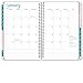 HARDCOVER Academic Planner 2019-2020: (June 2019 Through July 2020) 5.5 Daily Weekly Monthly Planner Yearly Agenda. Bonus Bookmark, Pocket Folder and Sticky Note Set (Pink Marble Triangles)