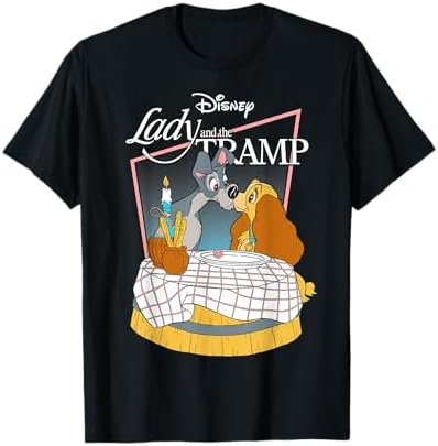Amazon.com: Disney Lady and The Tramp Dogs T-Shirt : Clothing