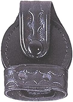 Stallion Leather Bikini Style Standard Handcuff Holder, Black - BCH-1 BCH-1 BLK