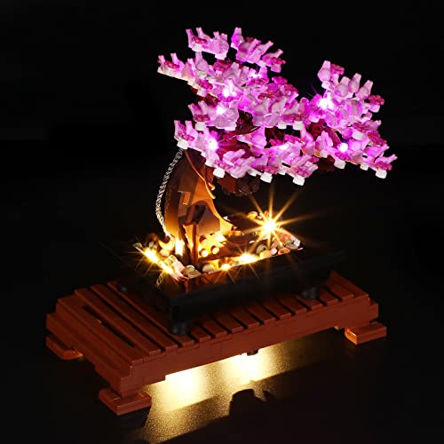 BRIKSMAX Led Lighting Kit for Bonsai Tree Compatible with Lego 10281