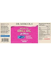 Dr. Mercola aceite de krill para mujer – con aceite de onagra – Omega-3 unida a Fosfolípidos – msc-certified – Mejorado de absorción sobre aceite de pescado – 90 °Cápsulas, 1