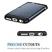 iPhone 6S Plus Case, SAMONPOW Hybrid iPhone 6 Plus Wallet Case Card Holder Shell Heavy Duty Protection Defender Shockproof Anti-Scratch Soft Rubber Bumper Cover Case for iPhone 6/6S Plus -Dark Blue