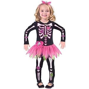 Disfraz Esqueleto Huesos - Infantil para niñas - Varias Tallas - Halloween Tienda Online disfraces - Envíos Baratos o Gratis