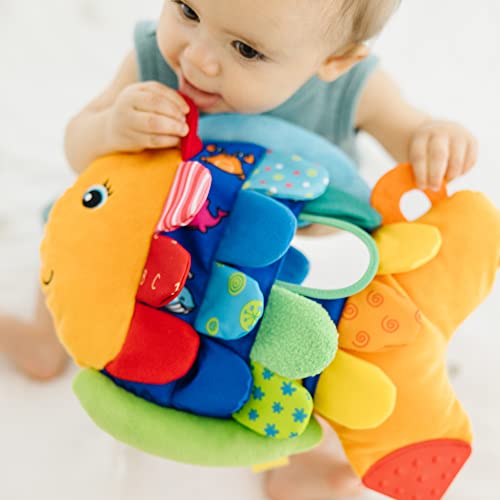 Melissa & Doug Flip Fish Soft Baby Toy Tummy Time Sensory Toy with
