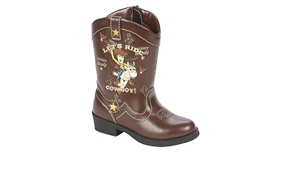 Amazon.com: Disney Pixar Toy Story - Botas para niños con diseño de leña :  Ropa, Zapatos y Joyería
