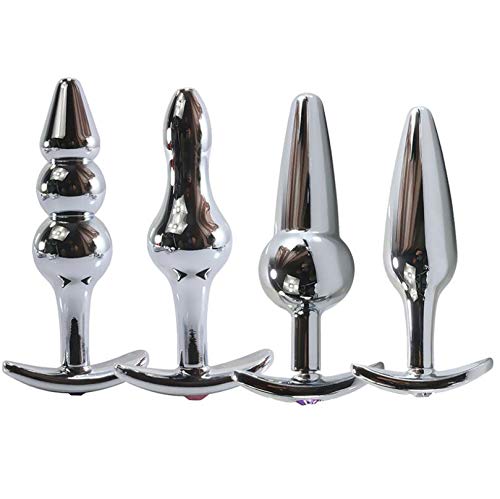 Unisex-But-t-lega-brillante-argento-gioielli-Plugs-giocattolo-Ana1