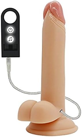 Voice Controlled 8.5 Inch Realistic Huge Dil-d-ò &amp; Safe Material silicone Dil-d-òs toy with Hands-Free Suction Cup Big Dil-d-ò for Beginner 059 Flesh 04a