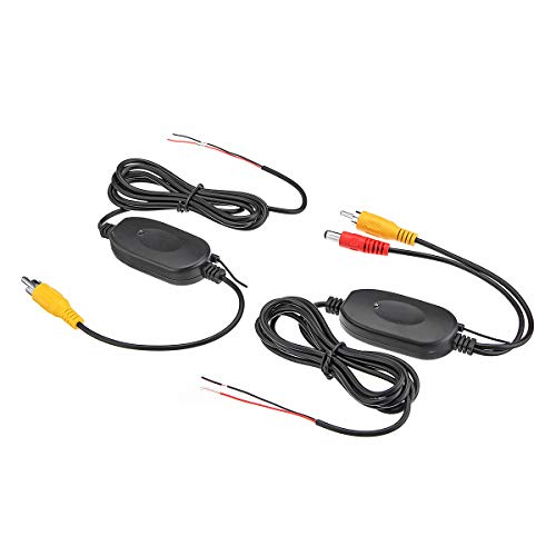 2.4G DC 12V Wireless Rear RCA View Video Transmitter Mini Receiver Backup Car - Thumbnail 4