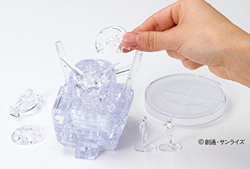 55 piece Crystal puzzle Gundam clear