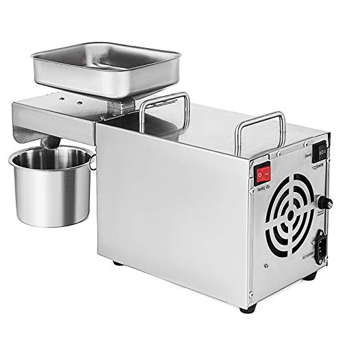 Happybuy Oil Press Machine Commercial Grade Home Automatic Oil Press Machine 304 Stainless Steel Oil Expeller Extractor with 3 Uses for Peanut Nuts Seed (Auto Oil Press) - Thumbnail 2