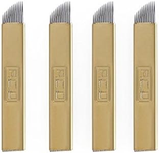 Pro Beauty Supplies 18 Needle Microblade Needle For Semi Permanent Make Up, 5 Piece X