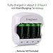 Arlo Battery Charger, Enegitech 3.7V RCR123A Lithium Rechargeable Battery Charger Dual Fast Charger for Arlo Security Camera VMC3030/VMK3200/VMS3330/3430/3530