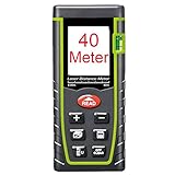 Adoolla Advanced Digital Laser Distance Meter 40 Meters 131 Feet,Mini Handheld Range Finder Measure with Pythagorean Mode, Area,Volume Calculation,Portable Diastimeter