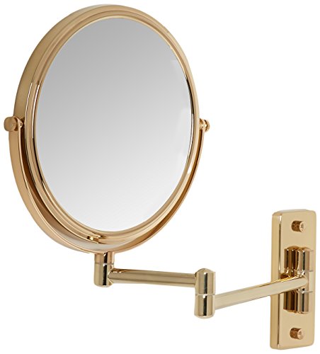 Mirror Image 21125 Double Arm Wall Mirror - Double Arm Wall Mirror, Rose Gold