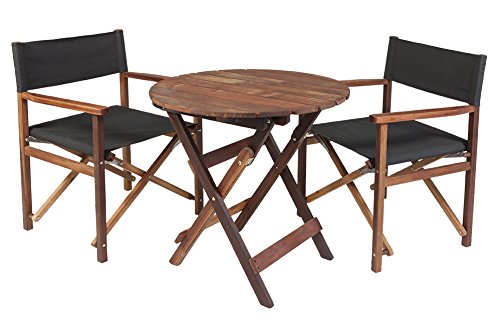 Gartenmöbel Set ‘Antro’, aus exklusivem Mahagoni Hartholz, geölt (2 XL