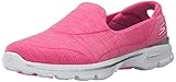 Skechers Performance Women's Go Walk 3 Super Sock 3 Walking Shoe, Hot Pink, 6.5 M US