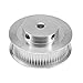 uxcell Aluminum GT2 60 Tooth 5mm Bore Timing Belt Pulley Flange Synchronous Wheel for 3D Printer