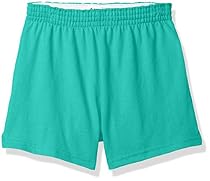 Soffe Little Girls' Yth Athltc Short V-n 50c/50p, Green Reef, S