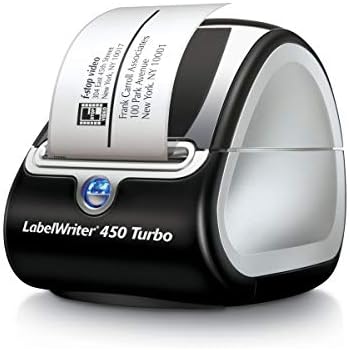 DYMO Label Printer | LabelWriter 450 Turbo Direct Thermal Label Printer, Fast Printing, Great for Labeling, Filing, Mailing, Barcodes and More, Home & Office Organization