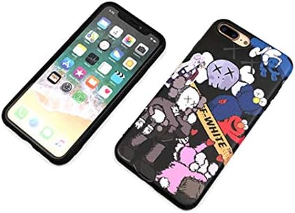 Case for iPhone 6/iPhone 6s,OW KAWS Violent Bear Print Cartoon Soft Shell Drop Protection Case