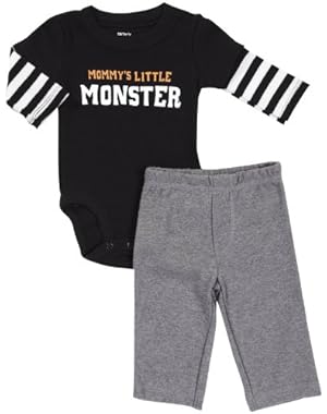 Baby-boys Halloween Bodysuit Set (2 Piece)