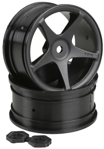 HPI Racing 3696 SS Wheel (Set of 2), 26mm, Black
