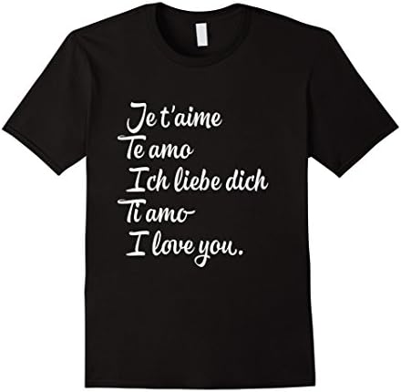 Valentines Day Shirt - International I Love You Je taime